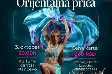 orijentalna priča kulturni centar pančevo 2026 orijentalni ples